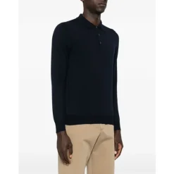 Heren Tagliatore Wool Polo