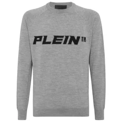Heren Philipp Plein Wool Pullover Round Neck