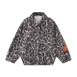 ALIX The Label Woven Jaguar Denim Jacket