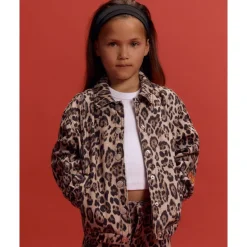 ALIX The Label Woven Jaguar Denim Jacket