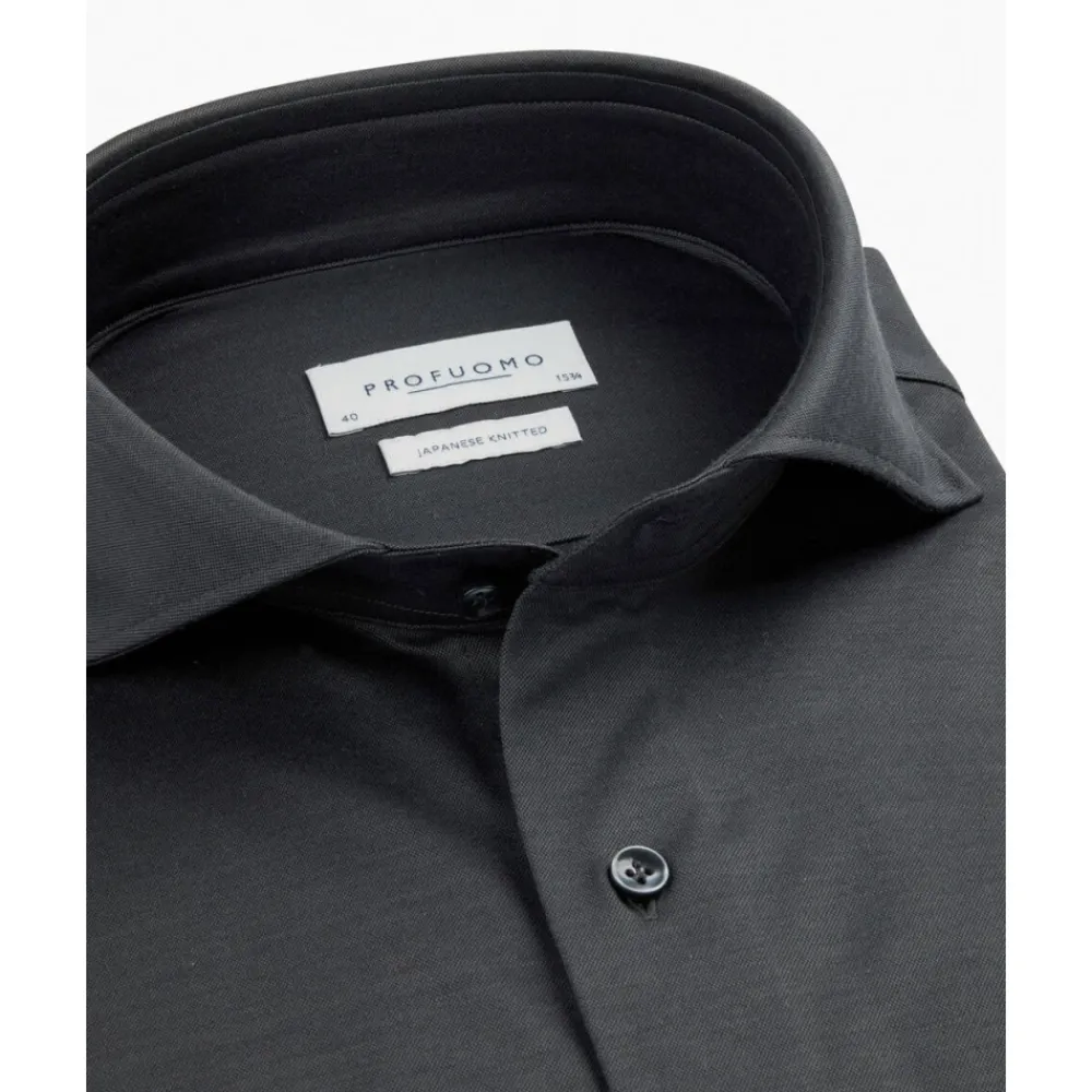 Heren Profuomo X-Cutaway Anthra Overhemd