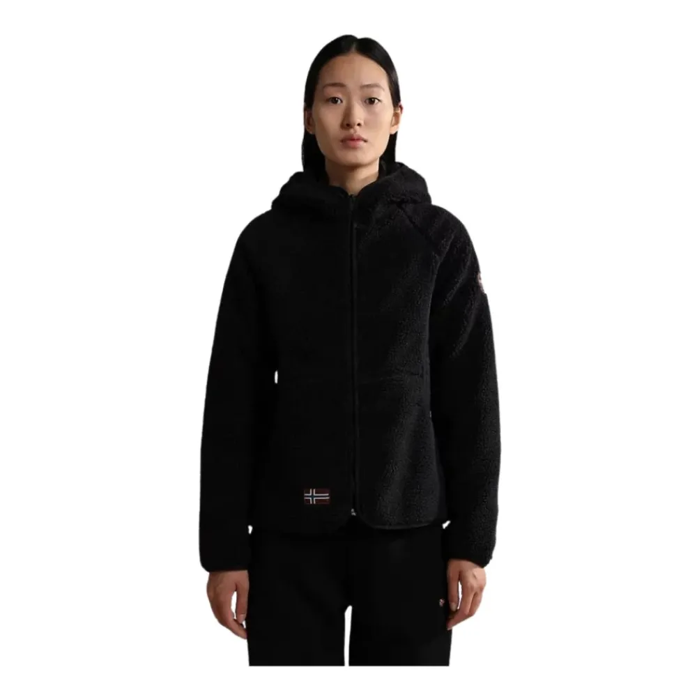 Napapijri Yupik e Hoodie met Rits in Fleece