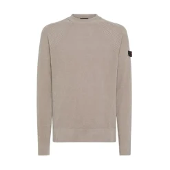 Heren Peuterey Truien & Vesten^Zachte Gebreide Trui met Ronde Hals