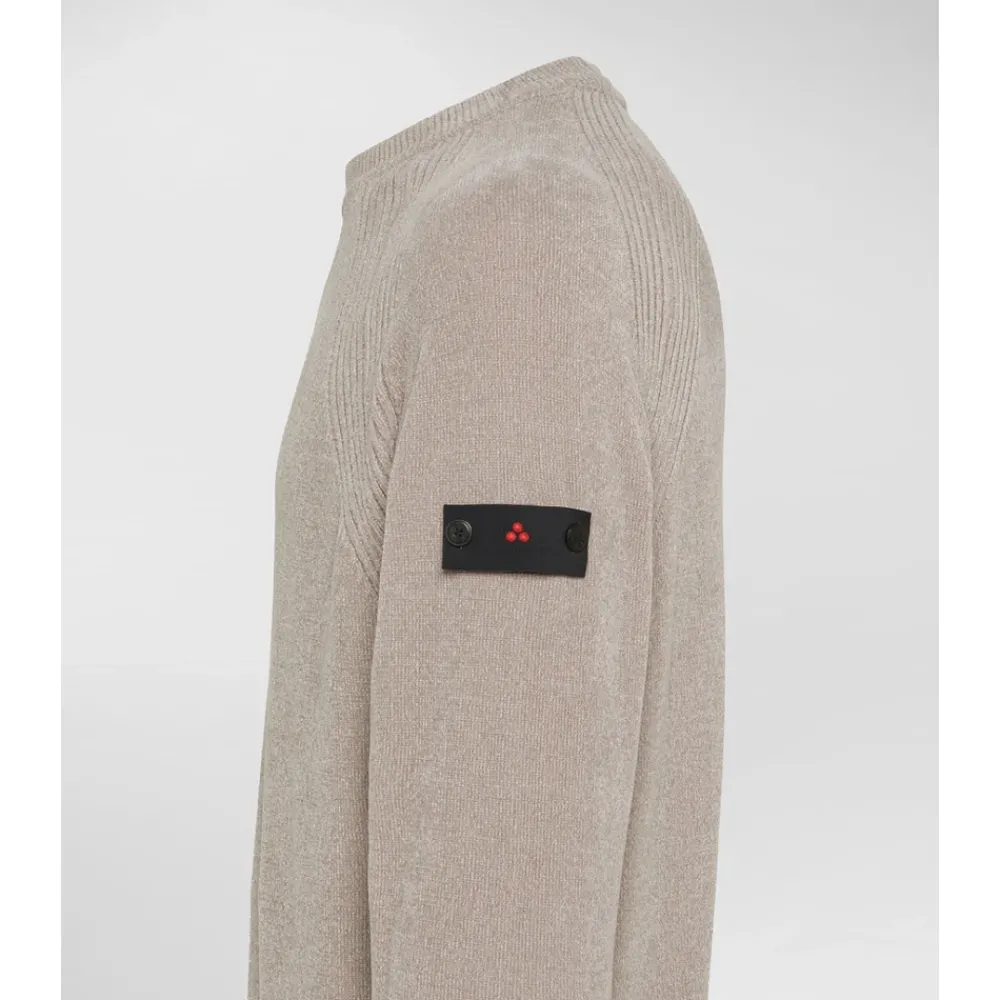 Heren Peuterey Truien & Vesten^Zachte Gebreide Trui met Ronde Hals