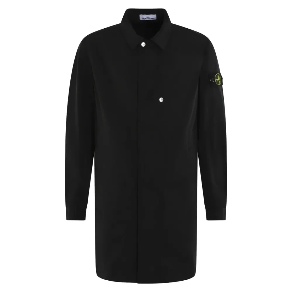 Heren Stone Island Jassen^Zachte trenchcoat in