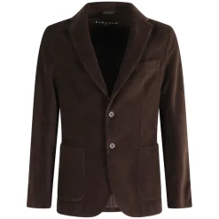 Heren Circolo 1901 Zandkleurige Corduroy Jas met Revers