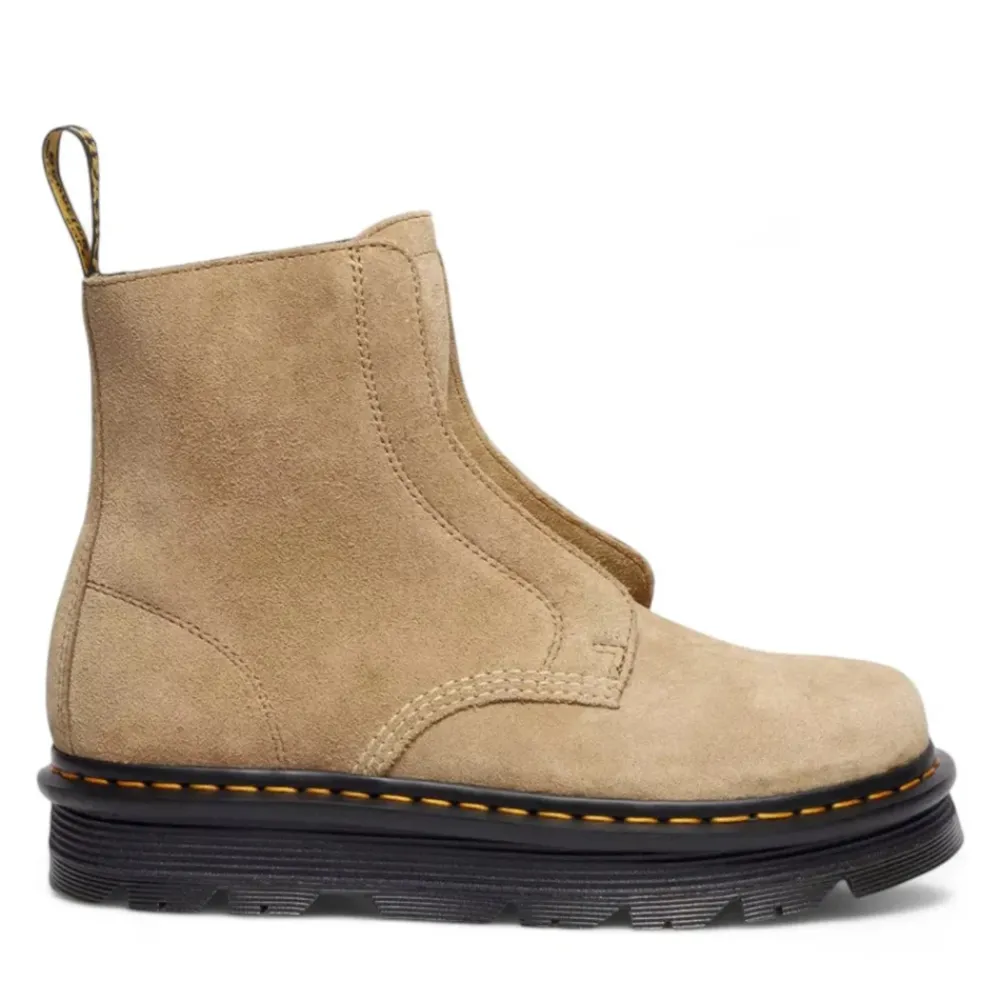 DAMES Dr. Martens Zebzag Laceless Savannah Tan Schoenen