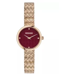 DAMES Missoni Horloges^Zigzag Rose Gold Bracelet Watch