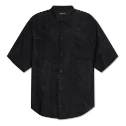 Heren Balenciaga Overhemden^Zijden overhemd met zak