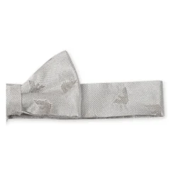 Emporio Armani Stropdassen En Strikjes^Zijden Papillon met Zwarte Arend Versiering