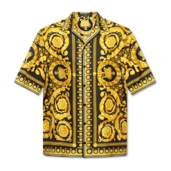 Heren Versace Overhemden^Zijden shirt
