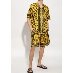 Heren Versace Overhemden^Zijden shirt