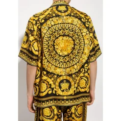 Heren Versace Overhemden^Zijden shirt
