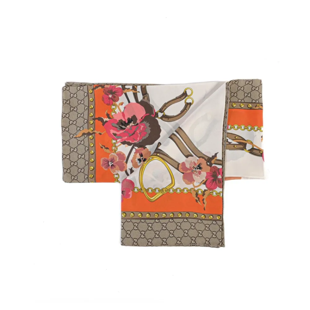 DAMES Gucci Sjaals^Zijden sjaal