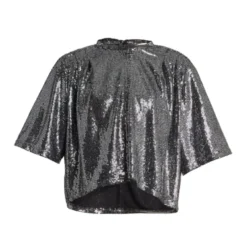 DAMES Isabel Marant Zilveren Blouse met Hoge Hals