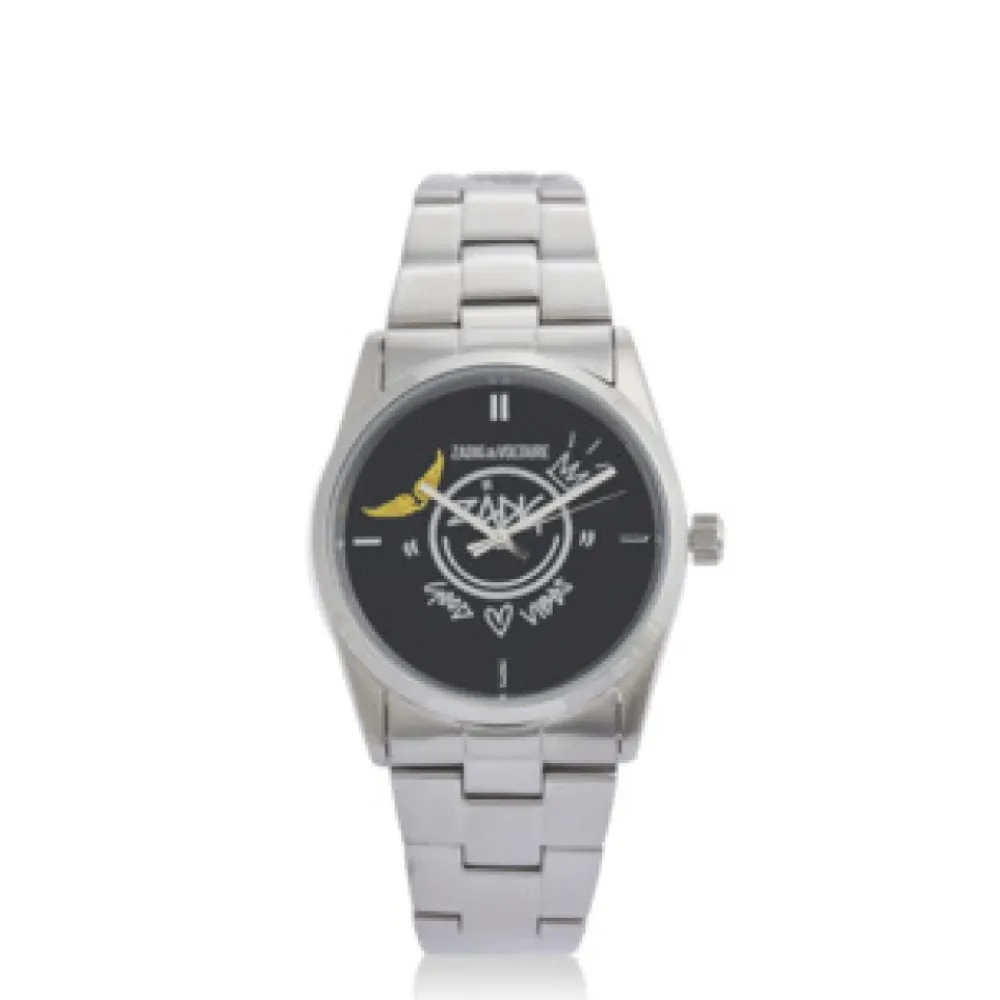 DAMES Zadig & Voltaire Horloges^Zilveren Dameshorloge Tijdloos Ontwerp