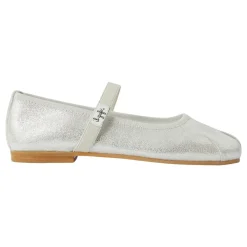 Il Gufo Zilveren Ronde Neus Ballerina Flats