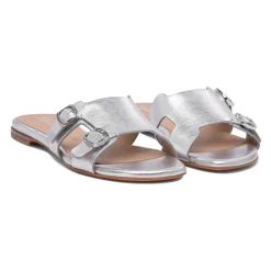 DAMES Santoni Zilveren Sandalen voor Vrouwen