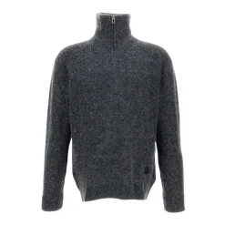 Heren Paul Smith Zip-Up Turtleneck Sweater