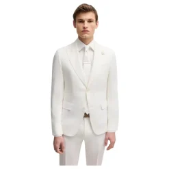 Heren Hugo Kostuums^Zomer Linnen Blazer