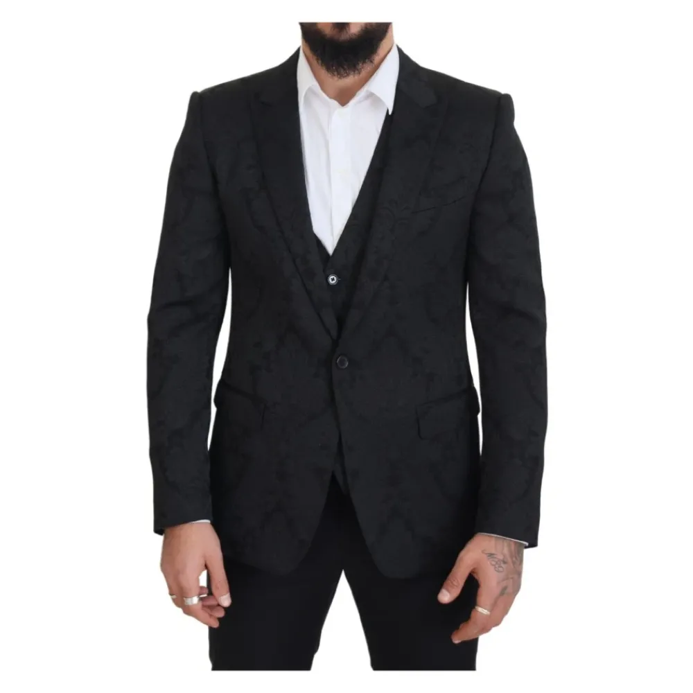 Heren Dolce & Gabbana Kostuums^Floral Brocade 2-delig MARTINI-pak