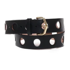 DAMES Alaïa geperforeerde polka dot riem