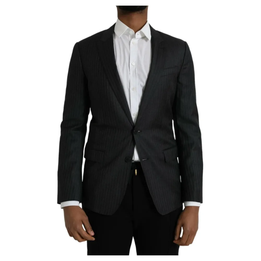 Heren Dolce & Gabbana Kostuums^Gestreepte Jas Blazer