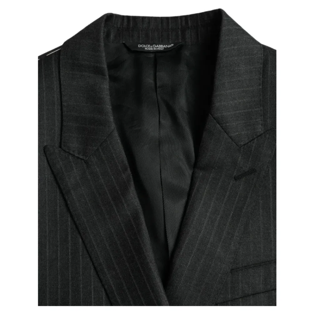 Heren Dolce & Gabbana Kostuums^Gestreepte Jas Blazer