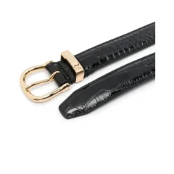 DAMES Nili Lotan Riemen^Krokodil-Effect Leren Riem