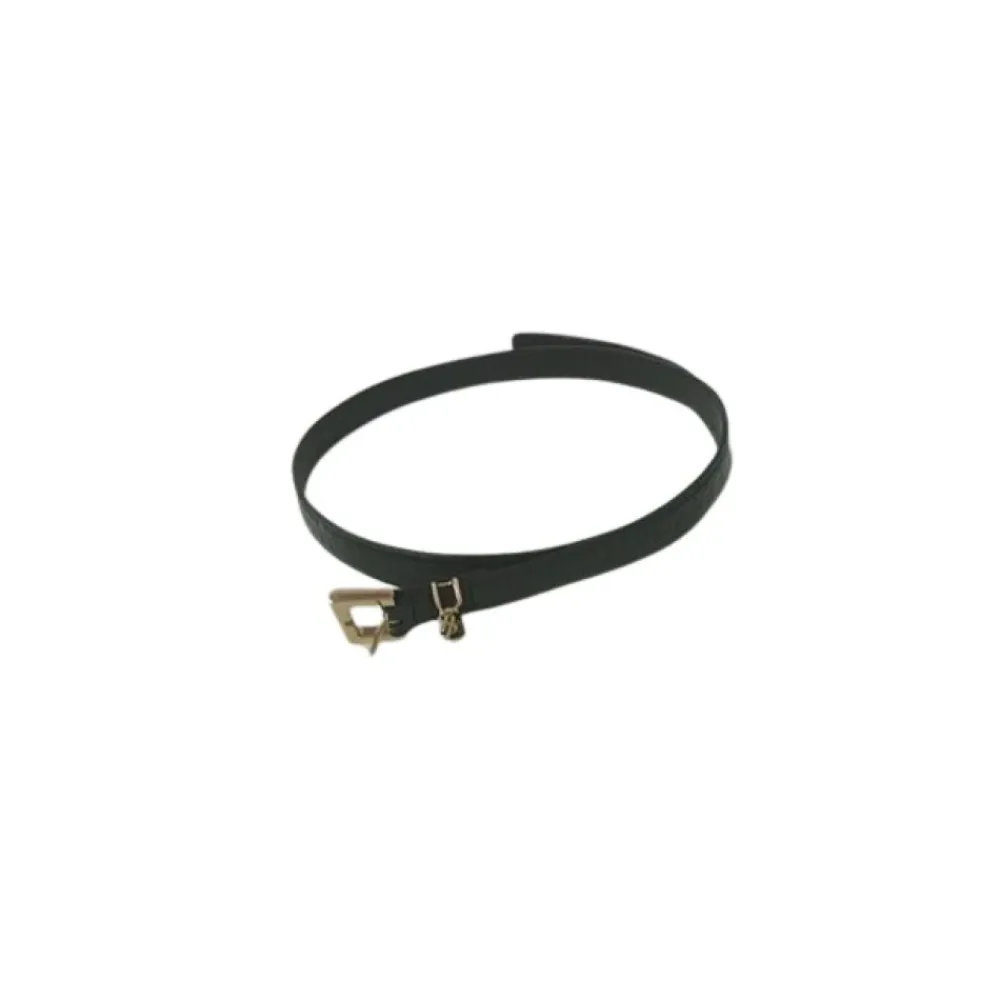 DAMES Saint Laurent Riemen^Krokodil-geprint Leren Riem