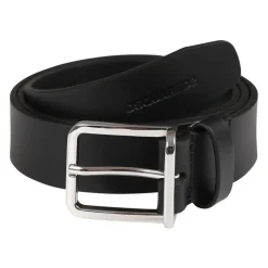 Dsquared2 Leren Logo Gesp Riem
