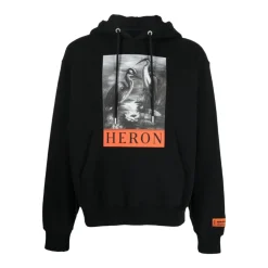 Heren Heron Preston Logo Hoodie Sweatshirt Katoen