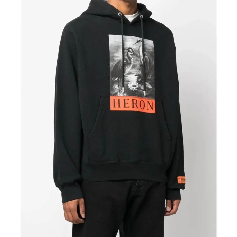 Heren Heron Preston Logo Hoodie Sweatshirt Katoen