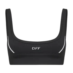 Off White Sport Bh'S & Ondergoed|Sportshirts^Mouwloos Katoenen Top