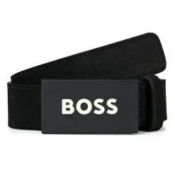 Hugo Suède Riem met Wit Logo