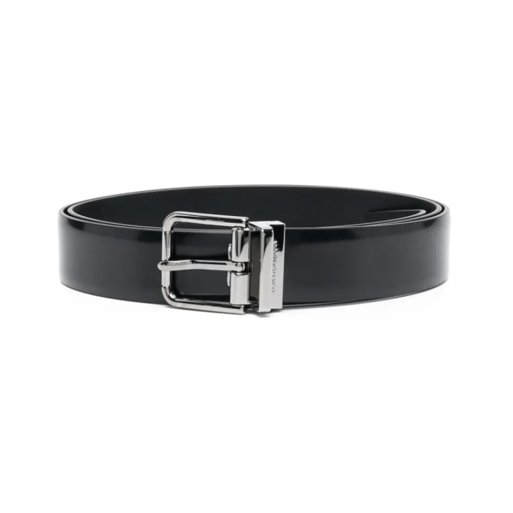 Heren Dolce & Gabbana Riemen^Vierkante Gesp Riem