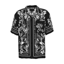 Heren Versace Jeans Couture Overhemden^e Barok Print Korte Mouw Sweater