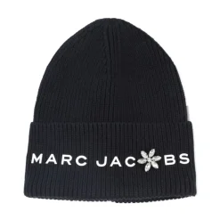 Marc Jacobs Mutsen En Petten^e Bloemlogo Brede Rand Hoed