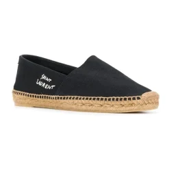 Heren Saint Laurent Espadrilles^e Canvas Logo Espadrilles