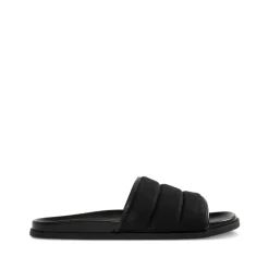 Heren Gucci Slippers^e Canvas Open Teen Slide Sandalen