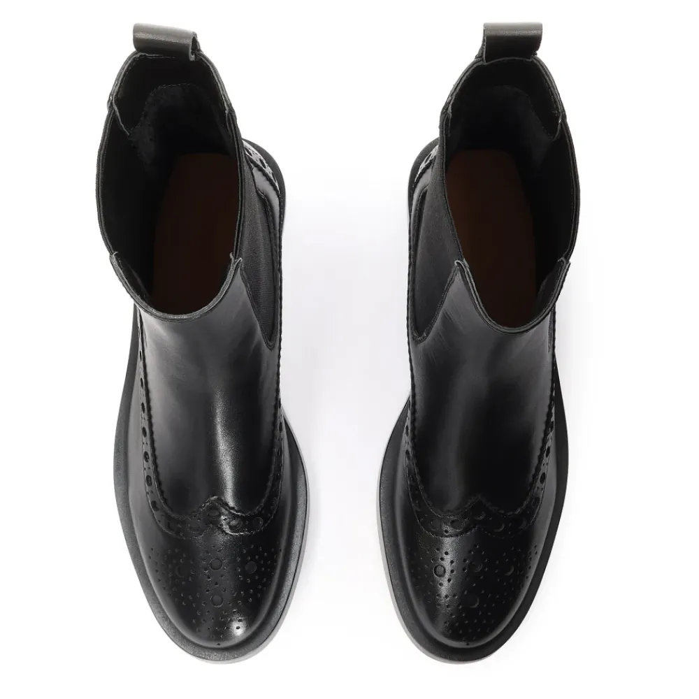 DAMES Kazar e Chelsea-laarzen met rozetversiering