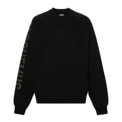 Heren Jacquemus Truien & Vesten^e Crew Neck Sweater Flocked Logo