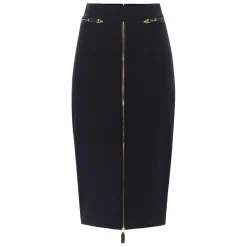 DAMES Elisabetta Franchi Rokken^e Crêpe Rok met Hoge Taille