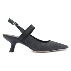 DAMES Vic Matié Pumps^e Denim Slingback Sandalen