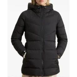 DAMES Woolrich Jassen^e Donsjas Gewatteerde Capuchon Rits