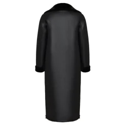 DAMES Cesare Gaspari Trenchcoats & Mantels^e Faux Reversible Shearling Lange Jas