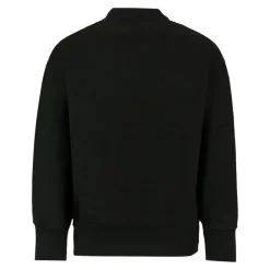 Palm Angels Bovenkleding^e Fleece Katoenen Sweatshirt met Blauw Logo