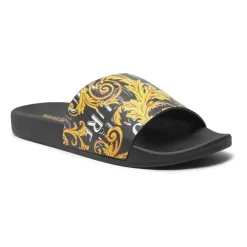 Heren Versace Jeans Couture Zwarte Flip Flops & Sliders