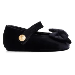 Balmain e fluwelen ballerina's met enkelband