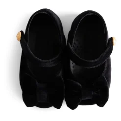 Balmain e fluwelen ballerina's met enkelband